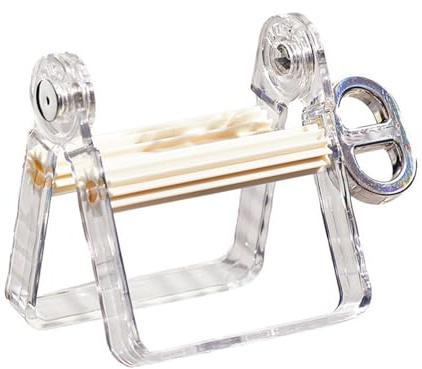 Exprimidor de Pasta de Dientes de Plástico Pet Abs Blanco | Uso Doméstico para Tubos de Loción y Dentífrico, Precisión de Compresión, Estructura Resistente