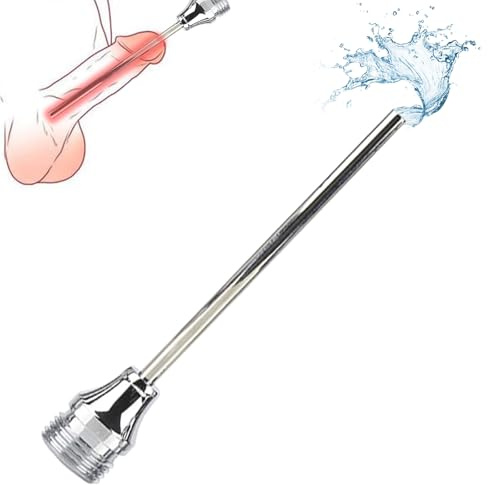 Analdusche Anal Dusche Intimdusche Vaginaldusche Einlaufgerät Edelstahl Duschkopf für Männer Frauen Analdusche für Analverkehr Analspülung Einlaufset Darmreinigung Sexspielzeug Männer Anal Spülung