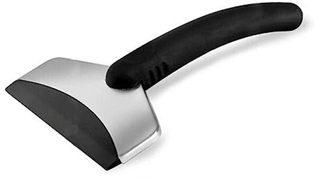 Mikikit Pala De Nieve para Coche 2 Piezas [remoción De Nieve Vehículos] Acero Inoxidable Mango Anticongelante [inalámbrico para Parabrisas] Raspador Hielo Automático Resistente Invierno