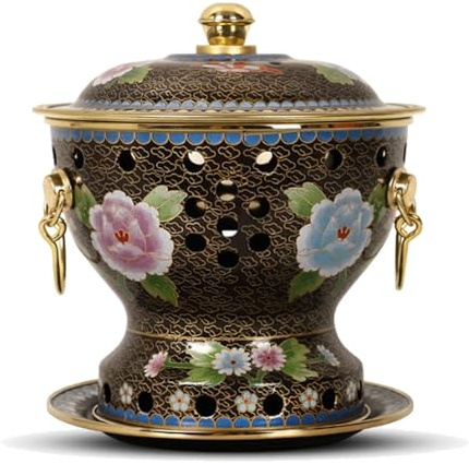 Faitout chinois authentique en cuivre – Style traditionnel de Pékin pour réunions de famille, fêtes et dortoirs – Batterie de cuisine en cuivre pur de qualité supérieure (finition noire)