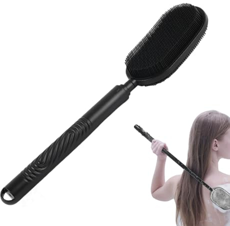 SVCEQZE Cepillo para la Espalda - Mango Largo Retráctil | Cepillo Exfoliante Telescópico para Espalda y Cuerpo - Para Cuidado De La Piel Baño Ducha Limpieza Hombres Niños Ancianos Hogar Viaje