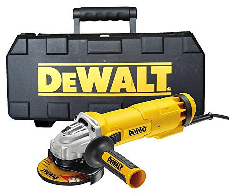 DEWALT DWE4206KL 115 mm 1010 W 110 V Mini Grinder with Kitbox