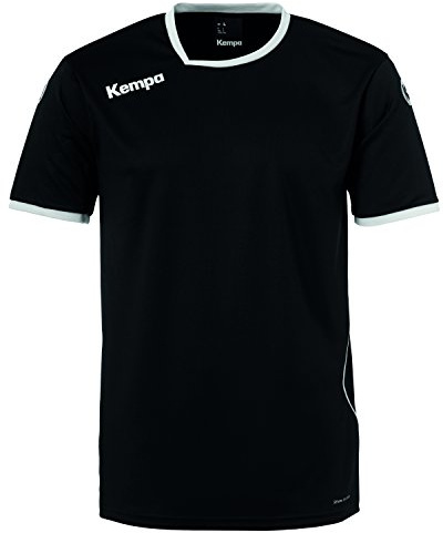 Kempa pojkar kurva tröja barn, svart/vit, 128