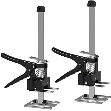 2 Stück 38.8cm Arbeitssparende Heber Mit Skala, Arbeitssparende Hebebühnen, Fliesenheber bis zu 240KG, Höhenregler für die Verlegung von Bodenbelägen, Fliesen, Schlafzimmertüren und Schranktüren (2)