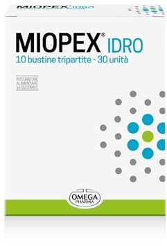 MIOPEX® IDRO Integratore Capacità Visiva, Azione Idratante | Omega Pharma | integratore alimentare, normale capacità visiva, carotenoidi, magnesio, zinco