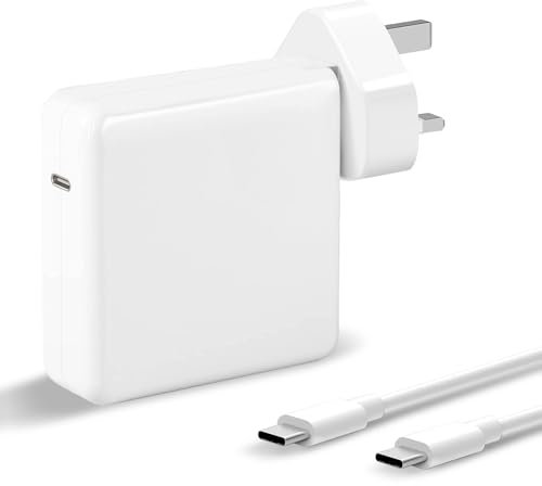 Mac Book Pro charger, 100W Laptop Charger, USB-C Charger Power Adapter for Mac Book Pro 16, 15, 14, 13 Inch, Mac Book Air 13 Inch, iPad Pro 2024/2023/2022/2021/2020/2019, Included 6ft/1.8m USB C to C
