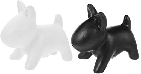 HEMOTON 2 Pz Spolverino Per Cuccioli Contenitore Per Ornamenti Agitatori Di Farina Da Cucina Pentola Per Condimenti Spezie Tavolo Da Pranzo Barattolo Da Cucina Bianca Ceramica