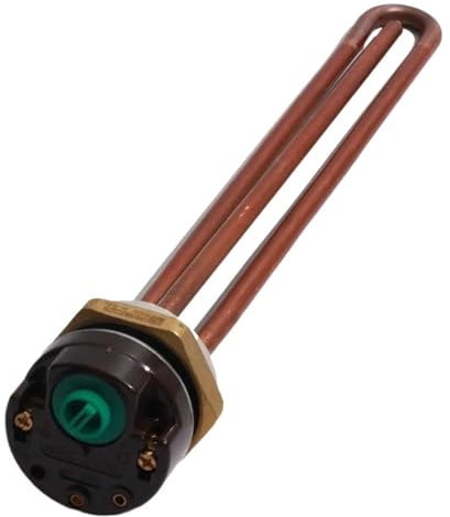nmbhus Elektrischer Warmwasserbereiter, Thermostat, Temperaturregler, BSP 1 1/4 (ca. 41 Mm), 1500 W, 2500 W, 15 A (Size : with Nut, Color : 1.5kw)