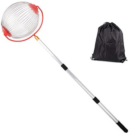 Tewzafiya Nusssammler | Walnuss Sammler | Obstsammler Mit Verstellbarer Teleskopstange | Rollsammler Nut Collector | Apfelrollsammler | Früchtesammler Kugelpflücker Für Golfbälle Tennisbälle