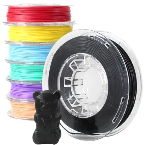 Toybox Deluxe Filament Bundle – 7 Rollen biologisch abbaubares PLA-Filament (Drucker-Nahrung) – Je 250g – Bunte Farben für kreativen 3D-Druck – Kompatibel mit Toybox 3D-Druckern