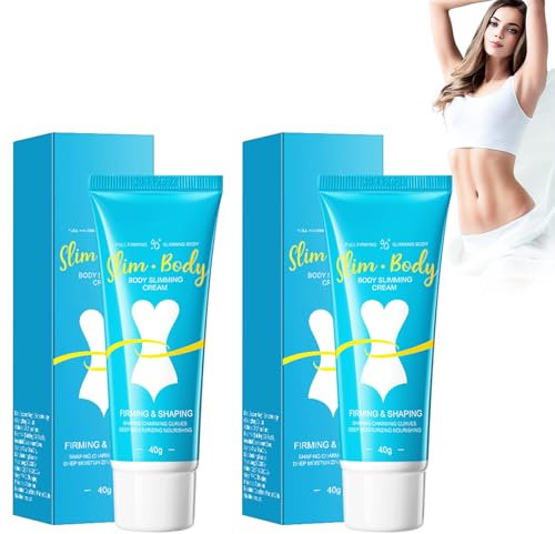 Crème Raffermissante & Amincissante Pour Le Corps – 2 Pots – Anti-Cellulite, Hydratante Et Sculptante, Pour Un Ventre, Des Cuisses, Des Bras Et Des Fesses Plus Fermes
