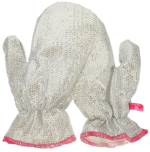 BATHVEVE 1pair Dishwashing Gloves for Kitchen Cleaning Nonslip Household Gloves Comfortable Reusable Kitchenware for Dishwashing and Household Tasks Selection