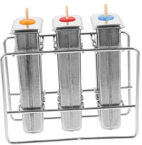 Alipis 1 Ensemble Moule à popsicle en acier inoxydable fait maison moules à sucettes glacées pour bébé populaire moules à glace moule à glace domestique moules de glace