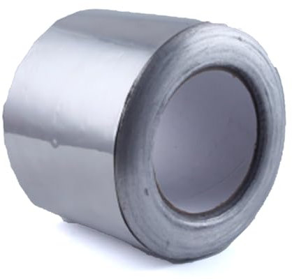 LEONTOOL Cinta adhesiva de aluminio 4 pulgadas x 164 pies Cinta metálica adhesiva aislante de alta temperatura para conductos, tubos de drenaje de secador, sellado y reparación