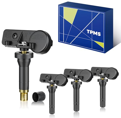 YYDZSMDM 315Mhz Pre-Programmed TPMS,Compatible with Chevrolet Equinox 2007-2022 | Colorado 2015-2022 | Malibu 2008-2016 | Camaro 2010-2015 Tire Pressure Sensor OE#13598771/13586335(Set of 4)