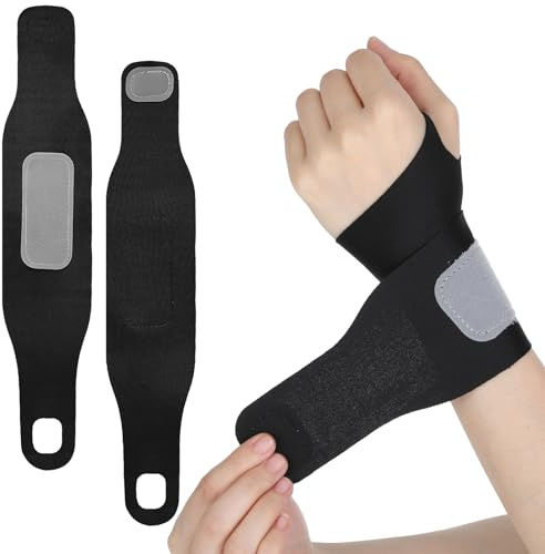 Nogeqi 2 Stück Elastische Handgelenk Bandagen Bandage Handgelenk Handbandage Handgelenks Handgelenkbandage Rechts Handgelenkstütze Dünne Atmungsaktiv Für Schmerzlinderung Geeignet Sport Fitness