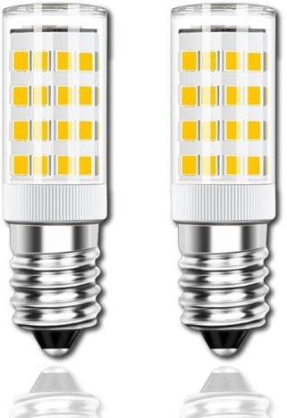 MARRTHH LED E14 Screw in Bulb, 5W 220V, 450 Lumens, for Cooker Hood, Ceiling Lamp, Sewing Machine, Refrigerator, Pack of 2 (Day Light 4000k)