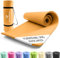#DoYourFitness x World Fitness | Fitnessmatte Jivan | 183x61x2cm | Phthalatfrei & rutschfest | Gymnastikmatte ideal für Yoga, Pilates, Fitness, Outdoor im Studio & zu Hause | Orange