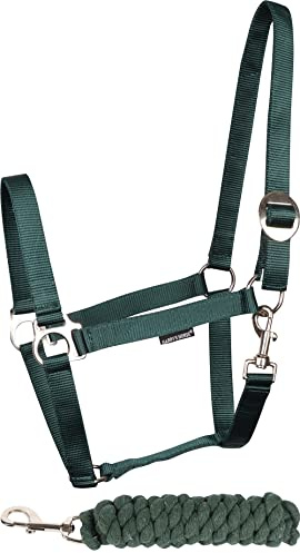 Harry's Horse Halfterset Initial, Farbe:Green, Größe:Pony