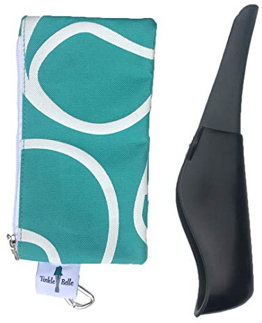 Tinkle Belle Urinal, tragbar, mit Etui Stehen Sie zum Pee während Sie vollständig bekleidet. Einfach, kompakt, zuverlässig für Wandern, Camping, Reisen, Konzerte, Festivals, schmutzige Toiletten
