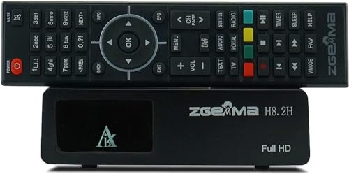 Zgemma Zedo H8.2H Récepteur satellite Full UHD avec DVB-S2X+DVB-T2/C E2 UHD Combo