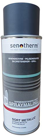 Weilburger Senotherm Lackspray Schwarz Metallic 400 ml Ofen Rohr Rauchrohr