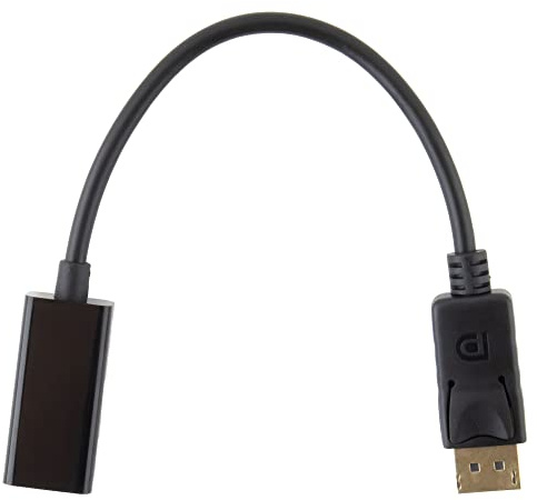 SeKi DisplayPort auf HDMI Adapter, 4K, vergoldete Kontakte - HDMI Buchse auf DisplayPort Stecker, 85115