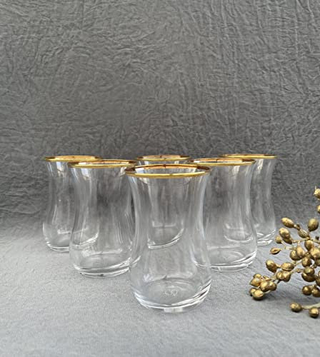 Pasabahce Golden Touch Tempo Lot de 6 verres à thé