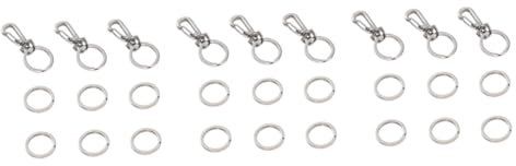 FRCOLOR 9sätze Hundemarken Clips Langlebige Id-tags Mit Ringen Für Hunde Und Katzen Einfacher An Halsbändern Und Geschirren Sicherer Beim Und Laufen