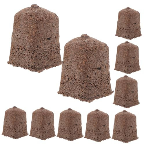 Sosoport Blocs De Démarrage Hydroponiques 40 Pcs pour Semis 2,54 Cm, Blocs De Culture Hors-Sol Absorbants Et Perméables pour Jardinage Intérieur Et Extérieur