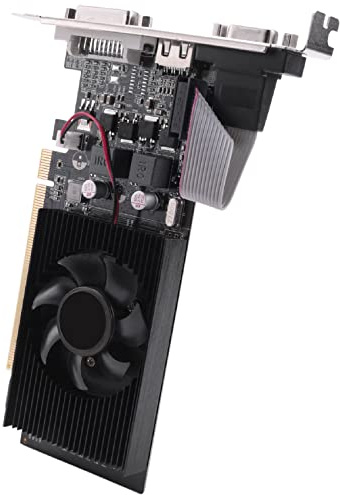 Joskeijky Schede Grafiche GT210 1GB Scheda Video 64Bit per Giochi PC GPU DVI-I Compatibile VGA Usato Scheda Grafica Dual Schermata