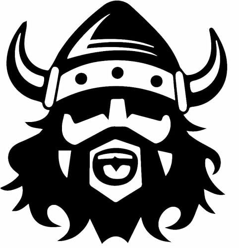 Rakelfix Wikinger Wikinger Kopf Wiking nordisch Aufkleber Größe/Farbe ANPASSBAR Sticker Autoaufkleber