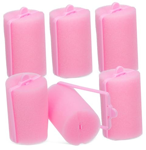 Mikinona 6 Pezzi Sponge aria a per morbidi per dormire arricciacapelli piccolo parrucchiere per rosa