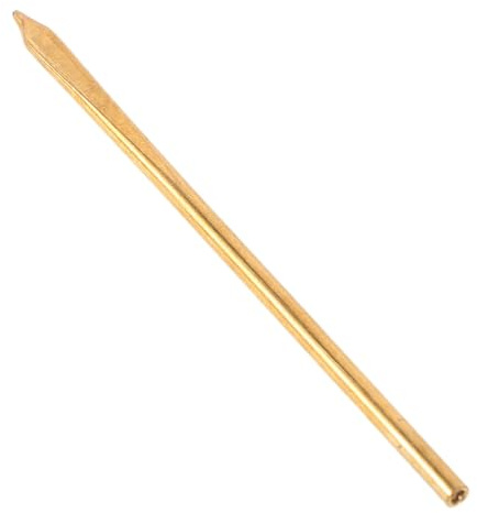 Healeved Ago per Cucito a Mano in Ottone per Pelle Ago per Infilare Lacci e Fissare Corde di Cuoio Strumento Preciso per Progetti Fai da Te di Lavorazione Artigianale