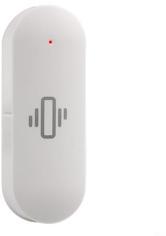HpLive Vibrationssensor, Intelligenter WLAN Glasbruchmelder Erschütterungssensor Mit Einstellbarer Empfindlichkeit, Echtzeit-Alarm Für Smart APP (2pc)