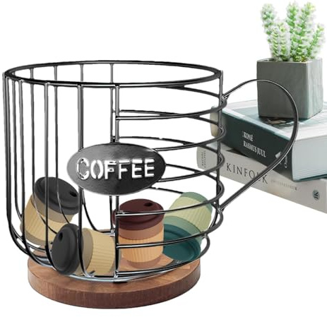 Conservazione delle cialde di caffè,Robusti portacialde da caffè di grande capacità per bancone | Portabicchieri per luoghi commerciali, bar caffetteria, libreria o uso domestico