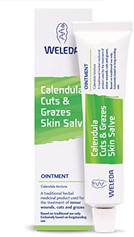 Weleda Calendula Cuts & Grazes Skin Salve, Traditional Healing Ointment, Natural Antiseptic, Antibacterial, Calendula, Traditional Remedy, 25 g