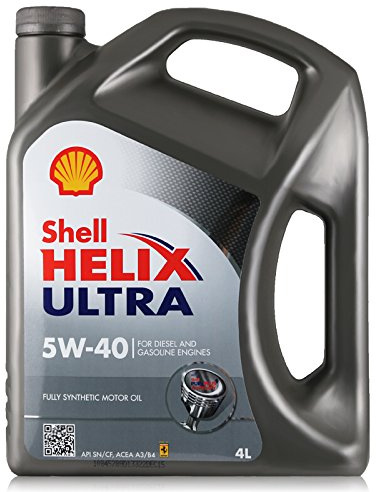 Shell Helix Ultra 5W-40-100% reines Synthetiköl für Benzin- und Dieselmotoren - 4-Liter-Kanister