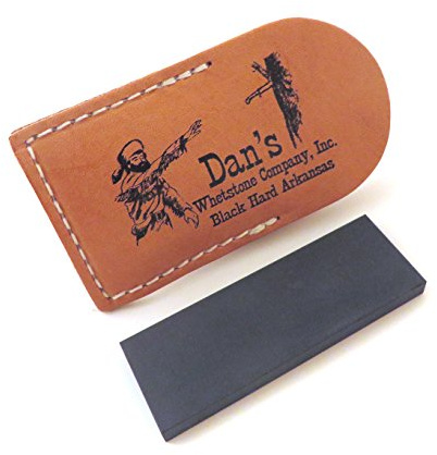 Arkansas Bap-13A-L Taschenmesser-Schleifstein, 7,6 x 2,5 x 0,6 cm, Schwarz