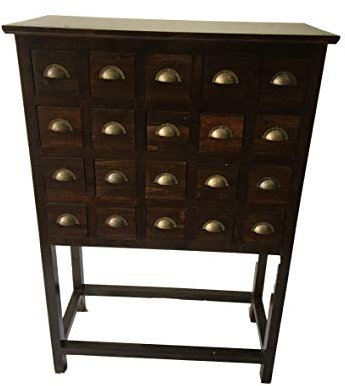 Kunibert Antik BF0214 Apothekerschrank Kommode H130cm