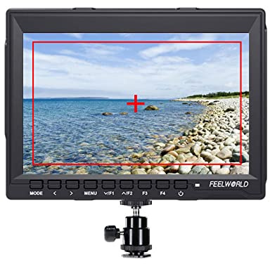 FEELWORLD FW759 7 IPS Ultra-sottile Design 1280x800 HDMI HD Monitor da campo con messa a fuoco di picco con parasole