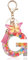 OSDUE Schlüsselanhänger für Damen, Alphabet Schlüsselanhänger, Mädchen Schlüsselanhänger, Rosa Schlüsselanhänger, Schmetterling Schlüsselanhänger Buchstabe für Frauen Mädchen Geburtstag Geschenke, G