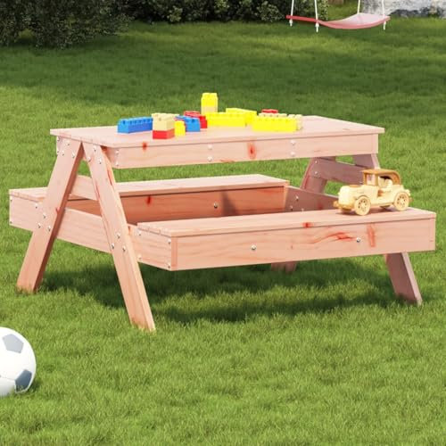Xichuzi Picknicktisch für 88x97x52 cm Massivholz Douglasie, Bierzeltgarnitur, Biertischgarnitur, Beer Pong Tisch, Bierbankgarnitur, Gartenmöbel Set, Biertisch - 832599