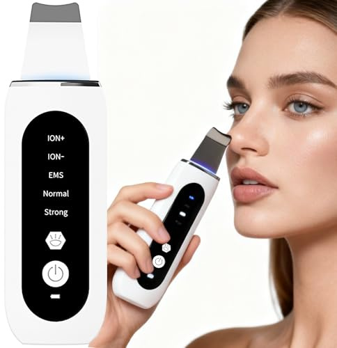 Porenreinigender Mitesserentferner – Tragbare Gesichtsreinigungsbürste für Damen: Gesichtswaschspatel, Perfekt für Unterwegs Gesichtsreinigung Gerät Porenreiniger Gesicht Skin Scrubber