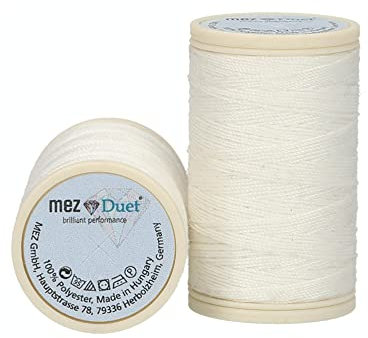 MEZ 4643030-02000 Nähgarne, 100% Polyester, 2000, Stärke 30, 60m, 12 Gramm