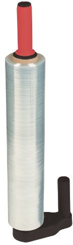 NIPS 140774103 HANDABROLLER für Stretchfolie, geeignet für Rollen-Kerndurchmesser von 50 mm, schwarz/rot