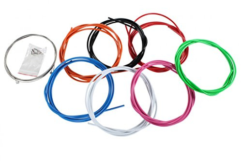 Pentagon Sports Bowdenzug Set Bremszughülle 7 Farben 2 Bremszüge Endhülsen Endkappen Fahrrad