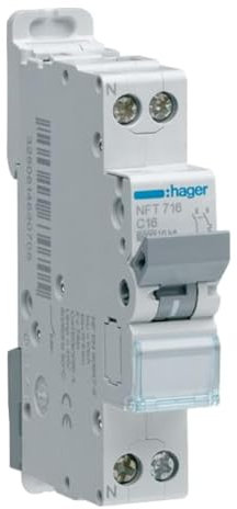 disjoncteur hager - 1 phase + neutre - 2a - 4.5ka - courbe c - vis / vis