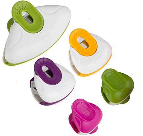 Zyliss E990032 Beutelklammern, Tütenclips zum Verschließen & Frischhalten, Verschlussclips für Lebensmittelbeutel & Tüten