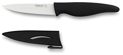 Rockingham Forge Coltello Multiuso con Lama Guard, Lama in Ceramica, 10,2 cm, Colore: Nero